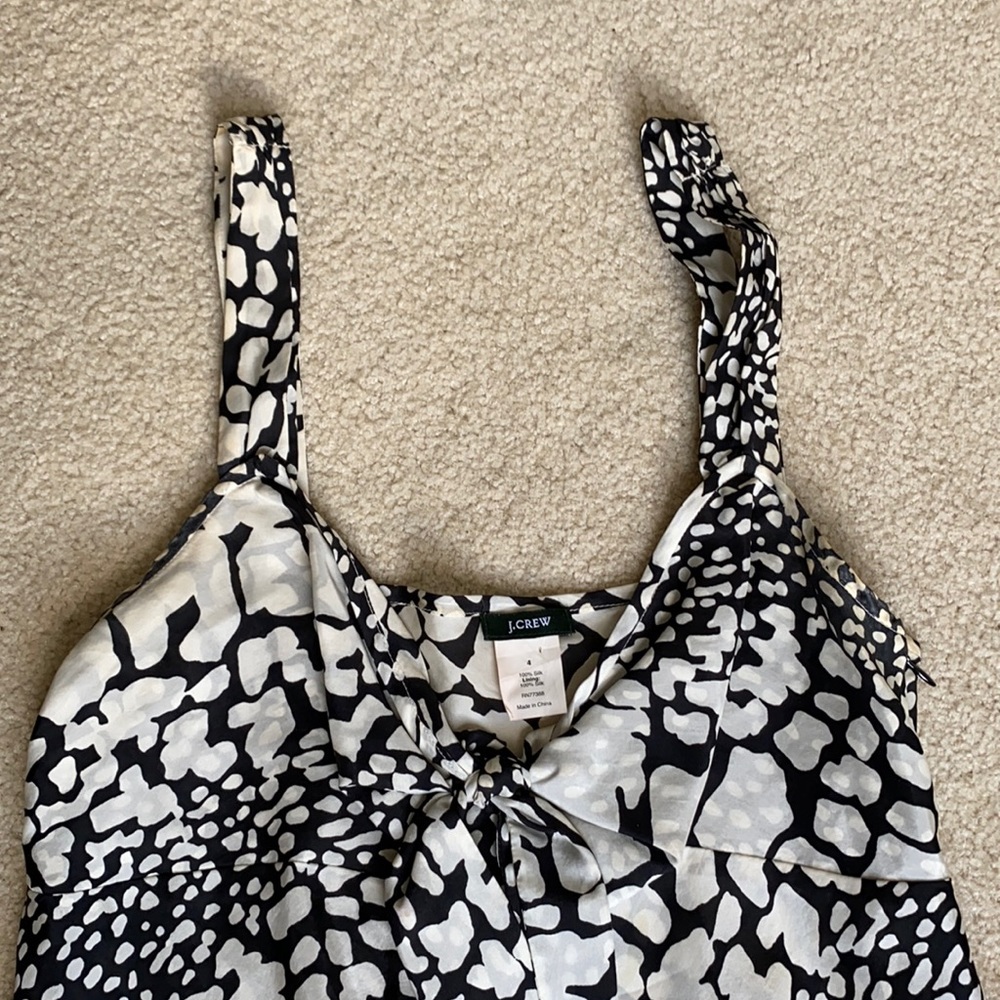 Silk Patterned Tank Top